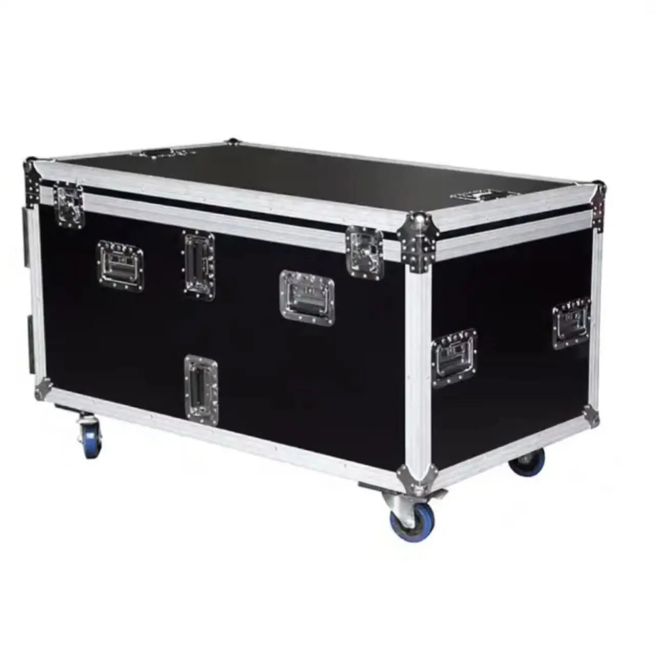 xx-2 in 1 Dual Plasma Tv Screen Flight Case Cheap Tv Road Moving Head Stage Lights+Flight case Aluminium