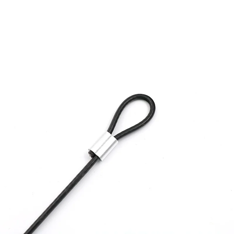Picture 5: 20M 30M 50M Black PVC Coated 304 Stainless Steel Wire Rope Flexible Soft Cable Clothesline 0.8 1 1.5 2 3 4mm