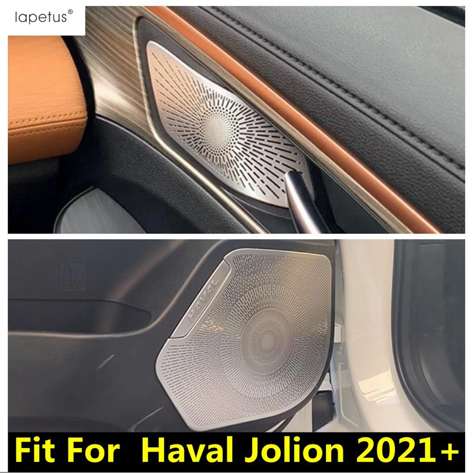 

Car Handle Bowl Loudspeaker / Door Speaker Audio Sound Frame Cover Trim For Haval Jolion 2021 - 2024 Stainless Steel Accessories