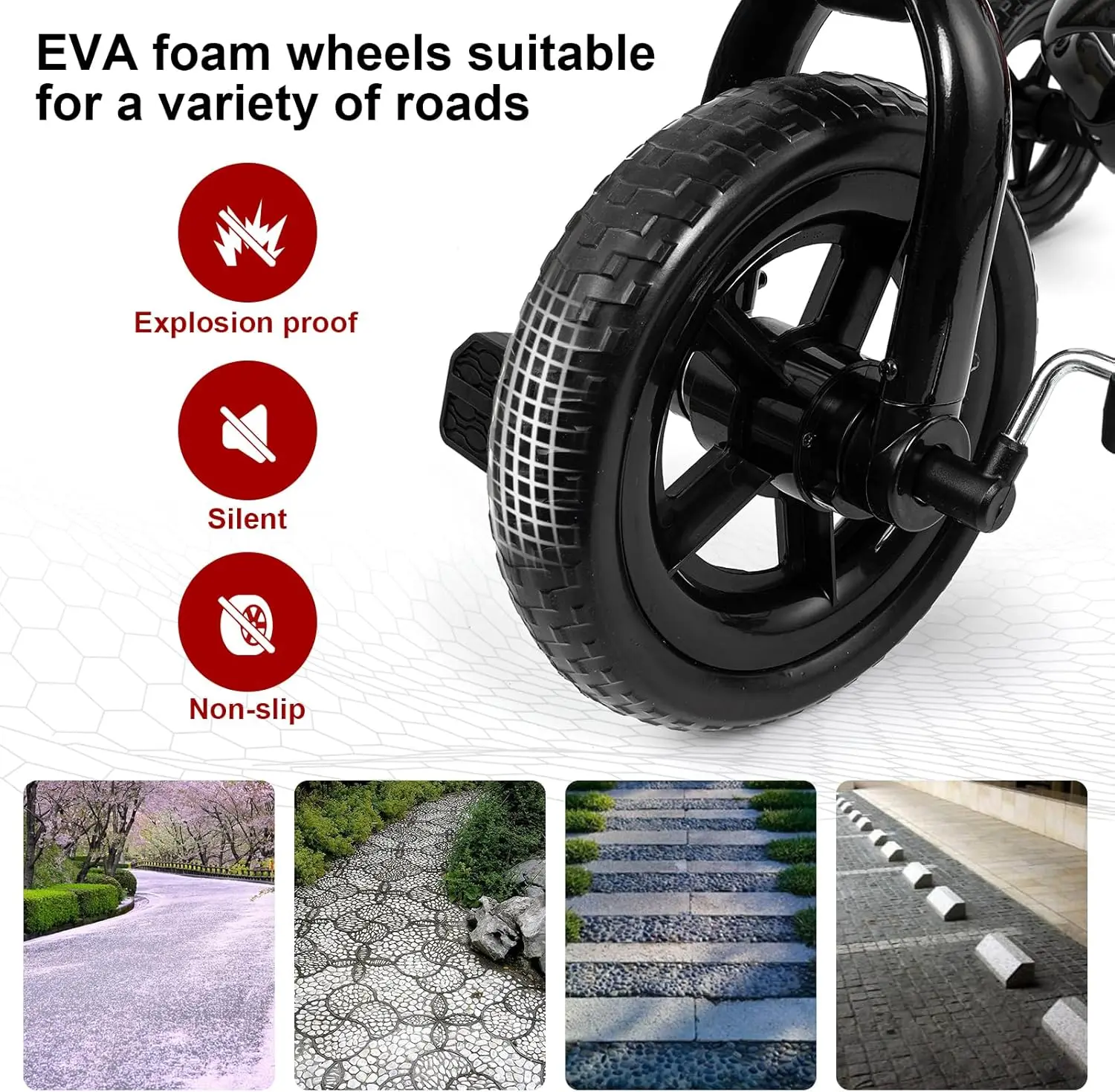 Triciclo per bambini dai 2 ai 5 anni, 3 in 1 bici pieghevole per bambini per ragazzi e ragazze, triciclo per bici per bambini con pedale staccabile