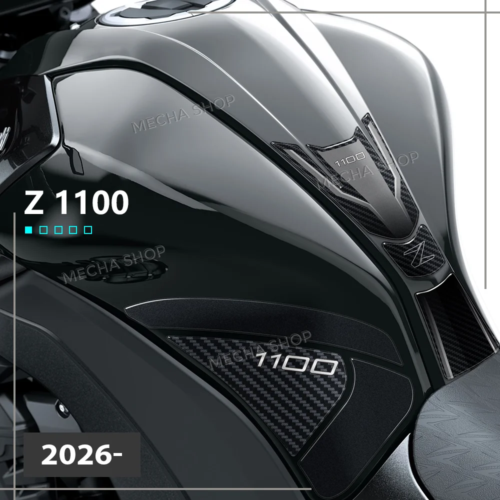 

Motorcycle Fuel Tank Pad Stickers 3D Tank Protection Decals Waterproof For Z1100 Z 1100 2026