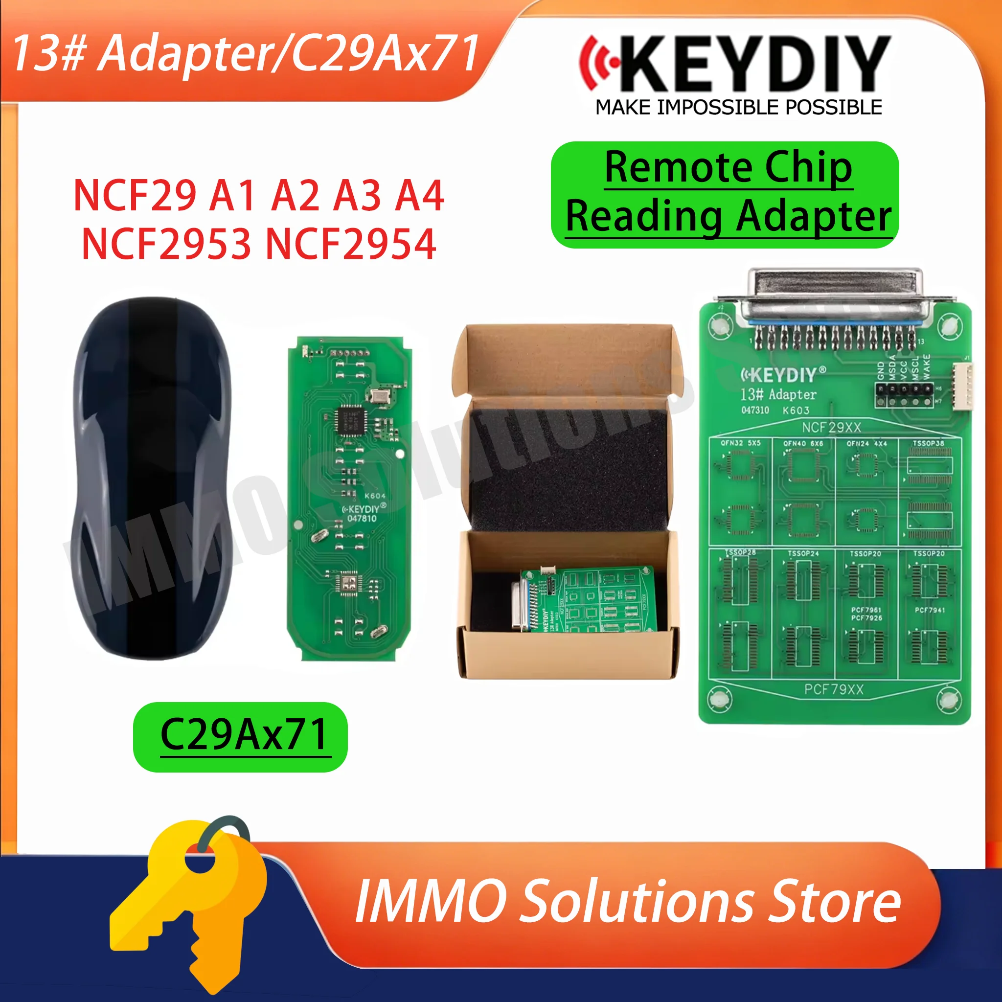 KEYDIY 13# Remote Chip Reading Adapter for 5C&5D Smart Key C29AX71 For NCF29A1 NCF29A2 NCF29A3 NCF29A4 NCF2953 NCF2954