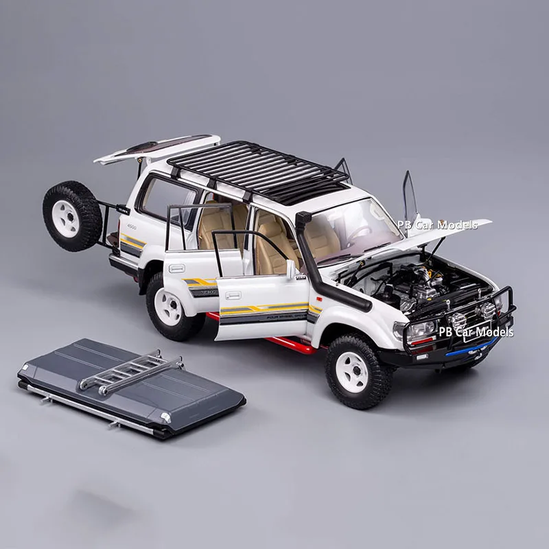 Kengfai original factory car model 1:18 Land Cruiser off-road version LC80 alloy car model