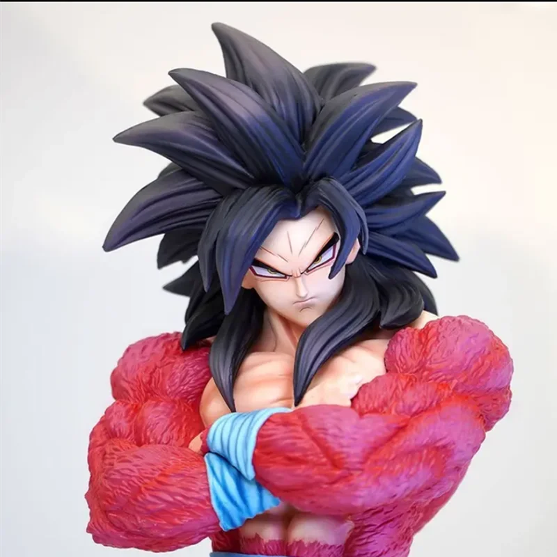 Jt Anime Dragon Ball Figure Super Saiyan 4 Son Goku Statue Pvc Collection Model Toys  Desktop Decoration Figurine Gift 32cm Toy view 5