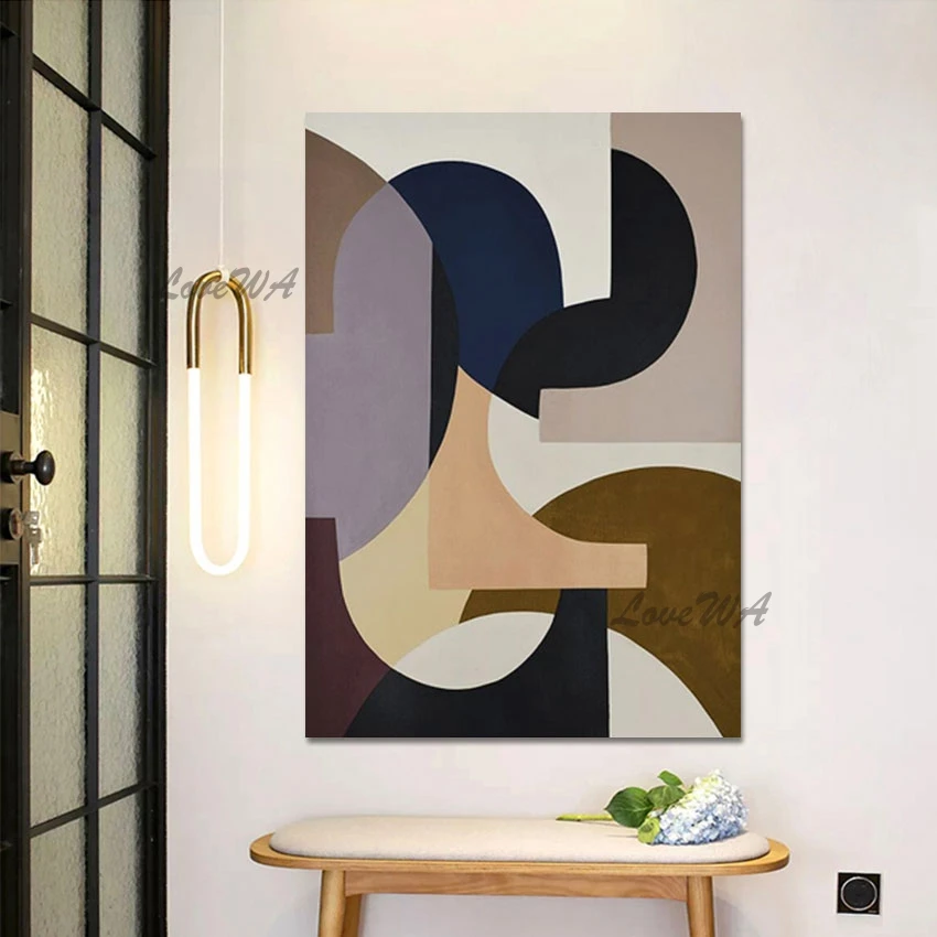 

Acrylic Texture Abstract Canvas Painting Bedroom Modern Decor New Design Wall Poster Art Picture Unframed Artwork Wholesale