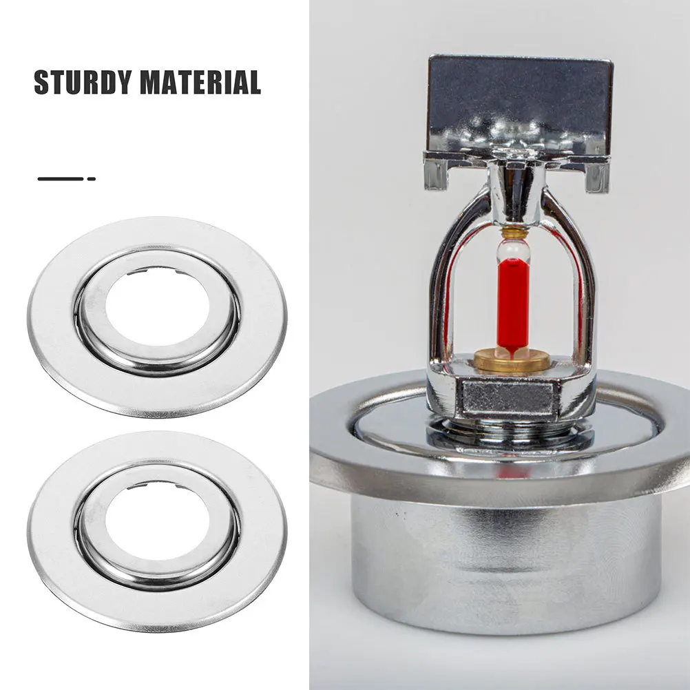 20 Stuks Fire Sprinkler Cover Platen Ronde Rozet Rvs Vervanging Protector Plaat Cover Verbergt Sprinkler Heads
