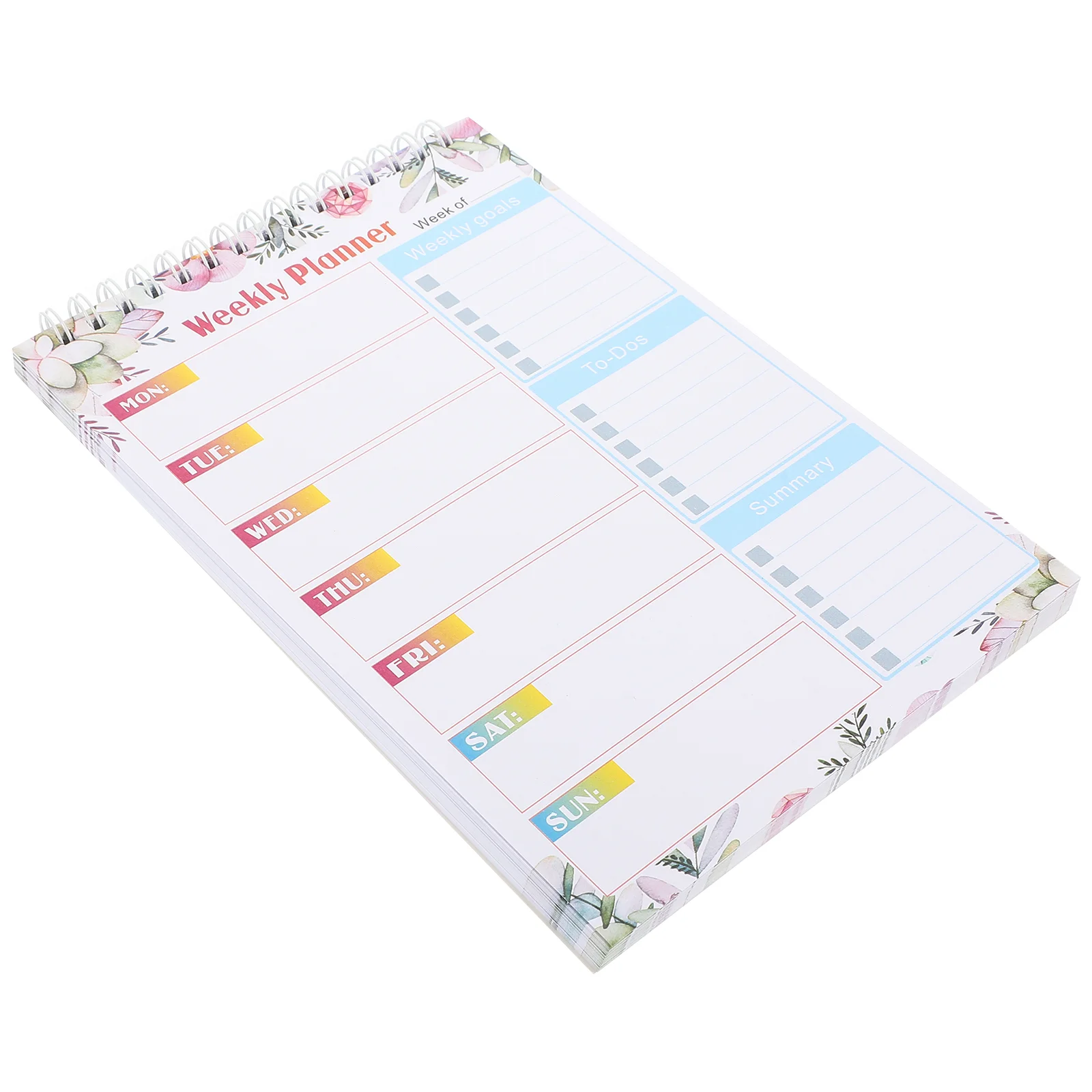 

Daily Planner Notepad Spiral Binding Undated Planner Schedule Planner Planner daily planner