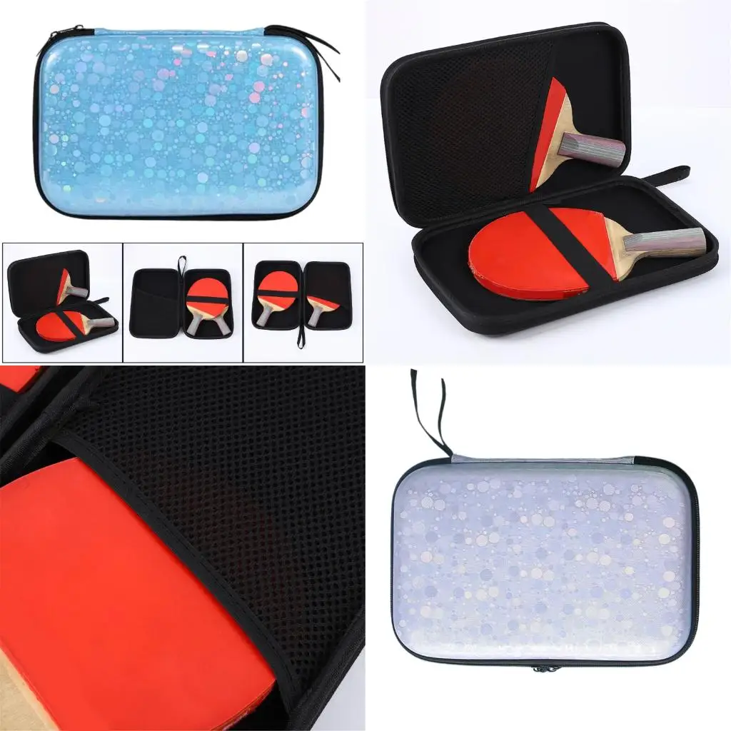 

Pingpong Paddle Hard Case Hard Shell Table Tennis Bading Sag для тренировок