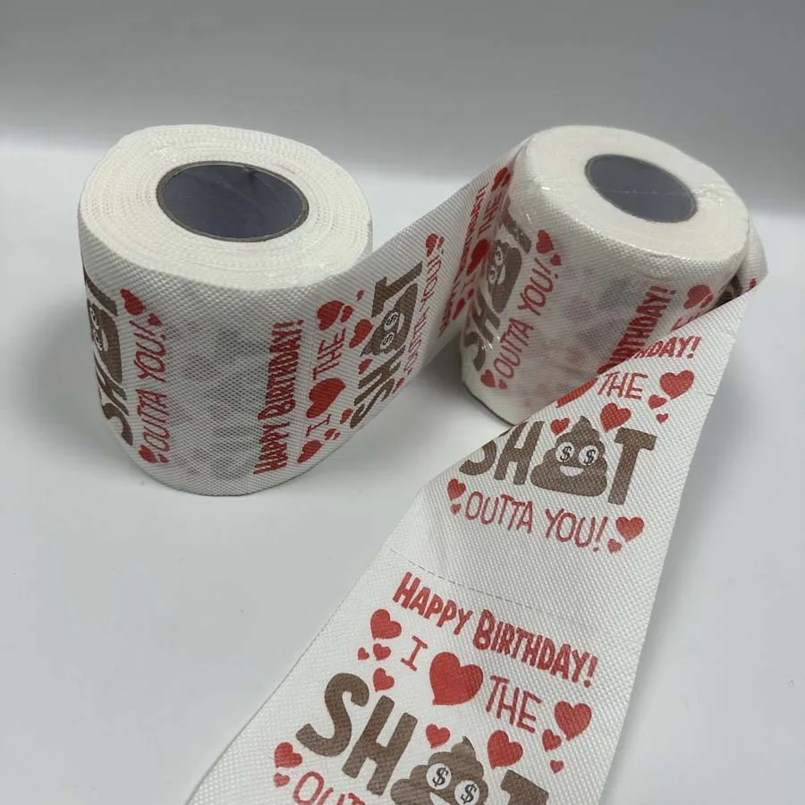 1 roll Funny Prank Toilet Paper Roll The Perfect Decoration for A Party