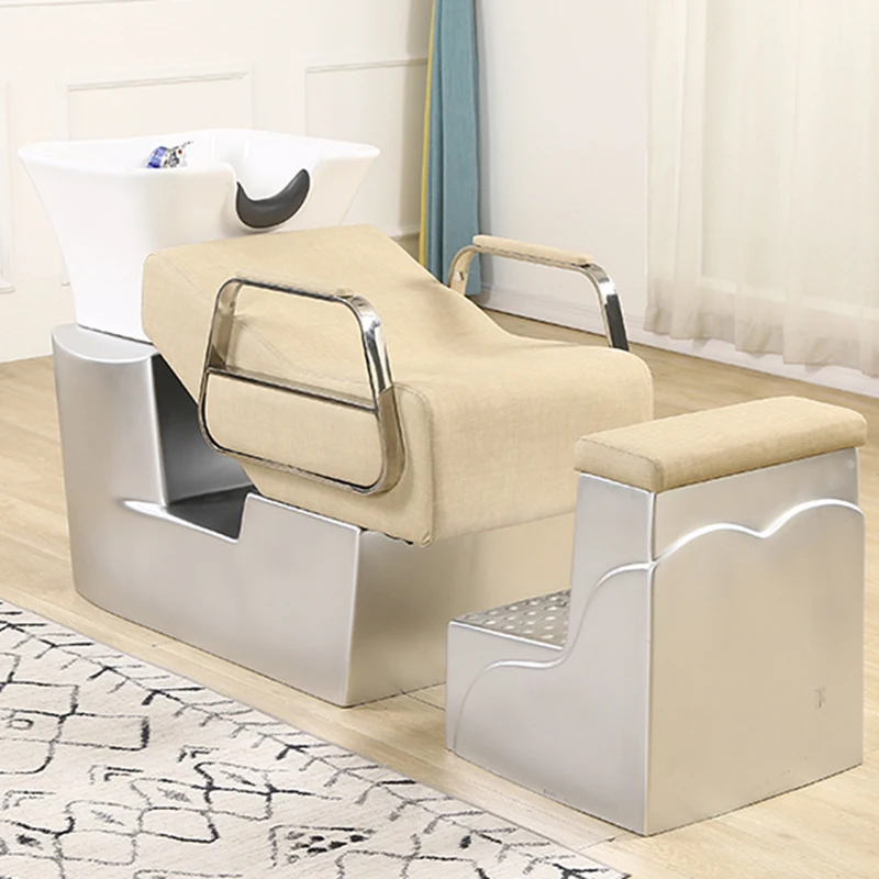 

Stylist Shampoo Chair Bed Spa Hairstylist Treatment Hair Hairdresser Luxury Sillas Peluqueria Hairdressing Chairs Furniture