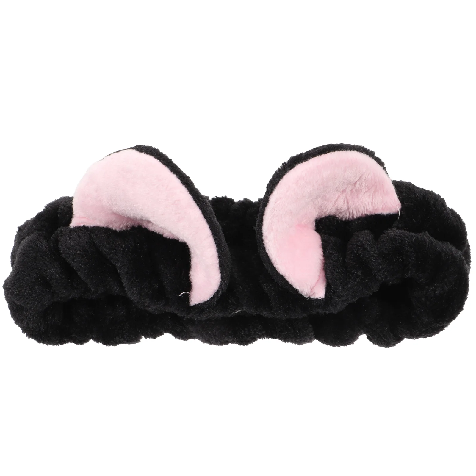 Headband Cat Ears Skincare Headbands Washing Face Animal Hair Accessories 1800X1400X500CM for Black Spa Miss