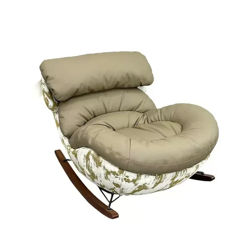 Living room leisure rocking chair single household lazy sofa recliner balcony minimalist leisure chair