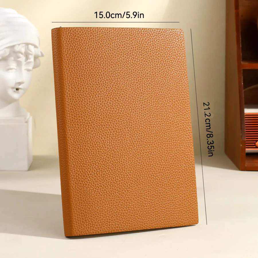 caderno-premium-em-pu-com-textura-de-lichia-tamanho-a5-b5-100-folhas-100g-capa-mole-pautado-grosso-para-escritorio-e-negocios