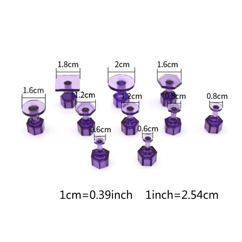 Kit de herramientas de extracción de abolladuras para carrocería de coche, 10 piezas, PDR, para 98% abolladuras