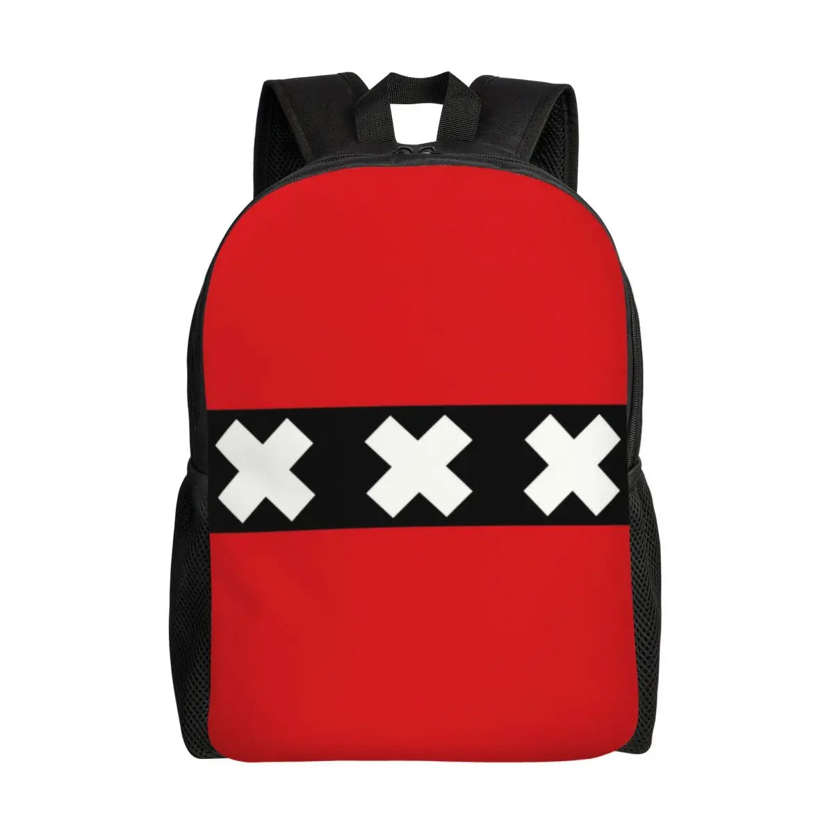 

Amsterdam Flag Travel Backpack Men Women School Laptop Bookbag Netherlands College Student Daypack Bags