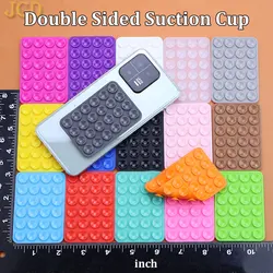 JCD Silicone Double Sided Suction Cup Phone Mount Hands-Free Mobile Stand Airplane Travel Essential Compatible Any Smartphone