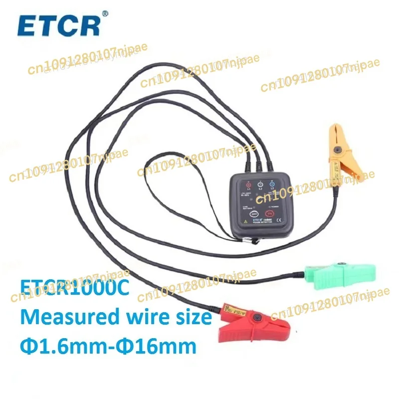 Etcr1000d etcr1000c portátil indicador de rotação de 3 fases ac 70-1000v 45-65hz iso ce oem serviço disponível detector de fase digital