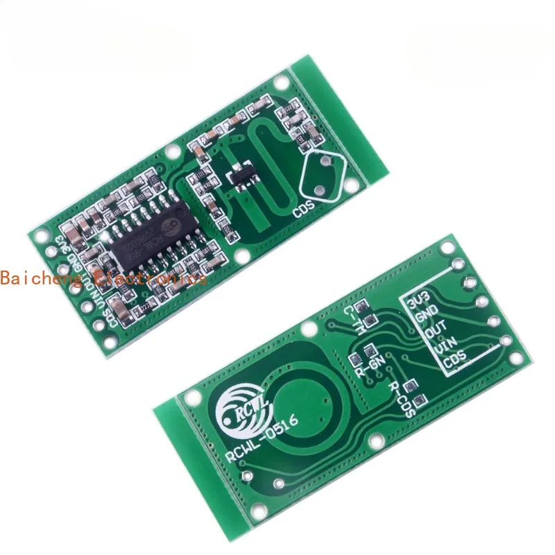 10PCS RCWL-0516 Microwave Doppler Radar Sensor Switch Module Human Induction Board Intelligent sensor Detector for Arduino