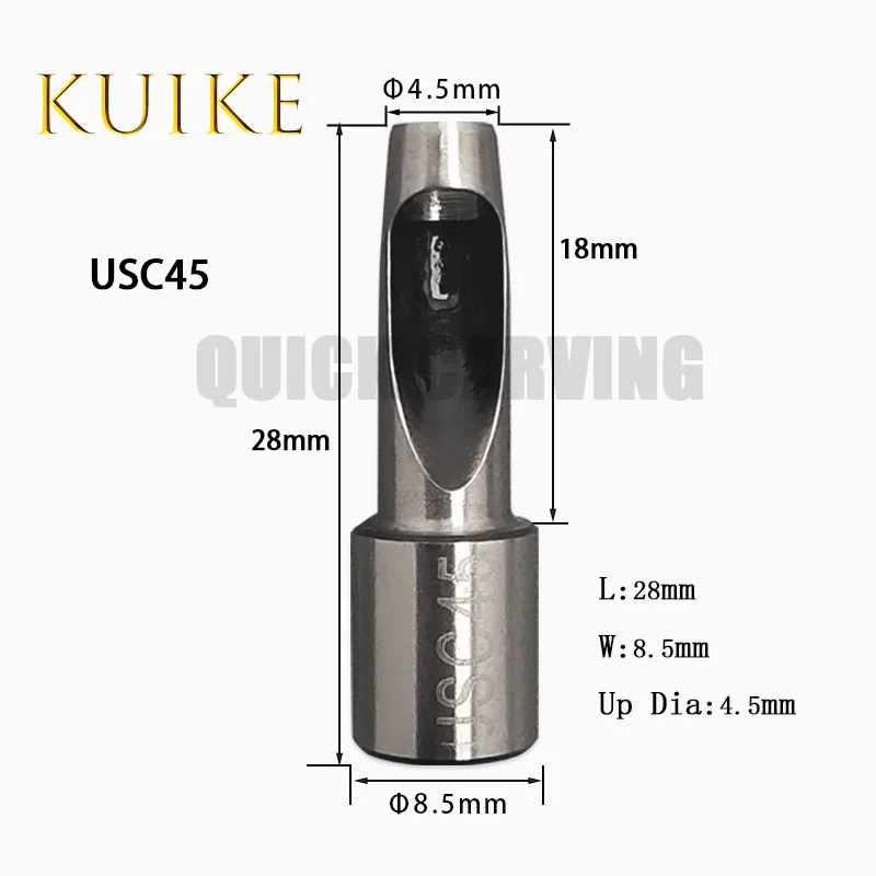 10 قطعة EMMA اللكم سكين HSS لكمة بت الجلود اللكم سكين 0.8 مللي متر 1.2 مللي متر 1.5 مللي متر USC ثقب اللكم آلة قطع الملحقات #6