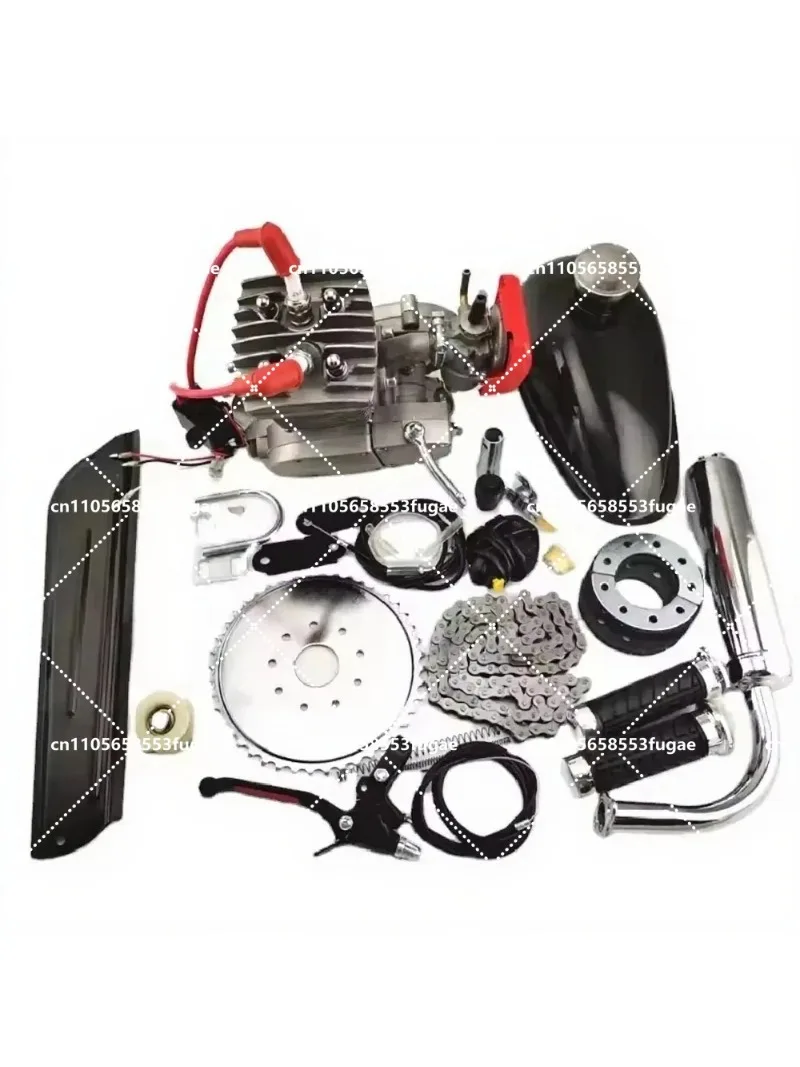 2 Stroke 100cc 110cc Gas Engine Kit for Bicycle, Motorized Bike Conversion Set, High Performance Petrol Motor
