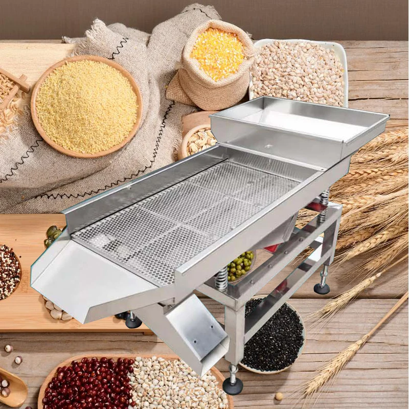 Macchina per la screening delle vibrazioni Lettiera per gatti industriale in acciaio inossidabile Macchina per la screening delle vibrazioni per aragoste in plastica per alimenti elettrici