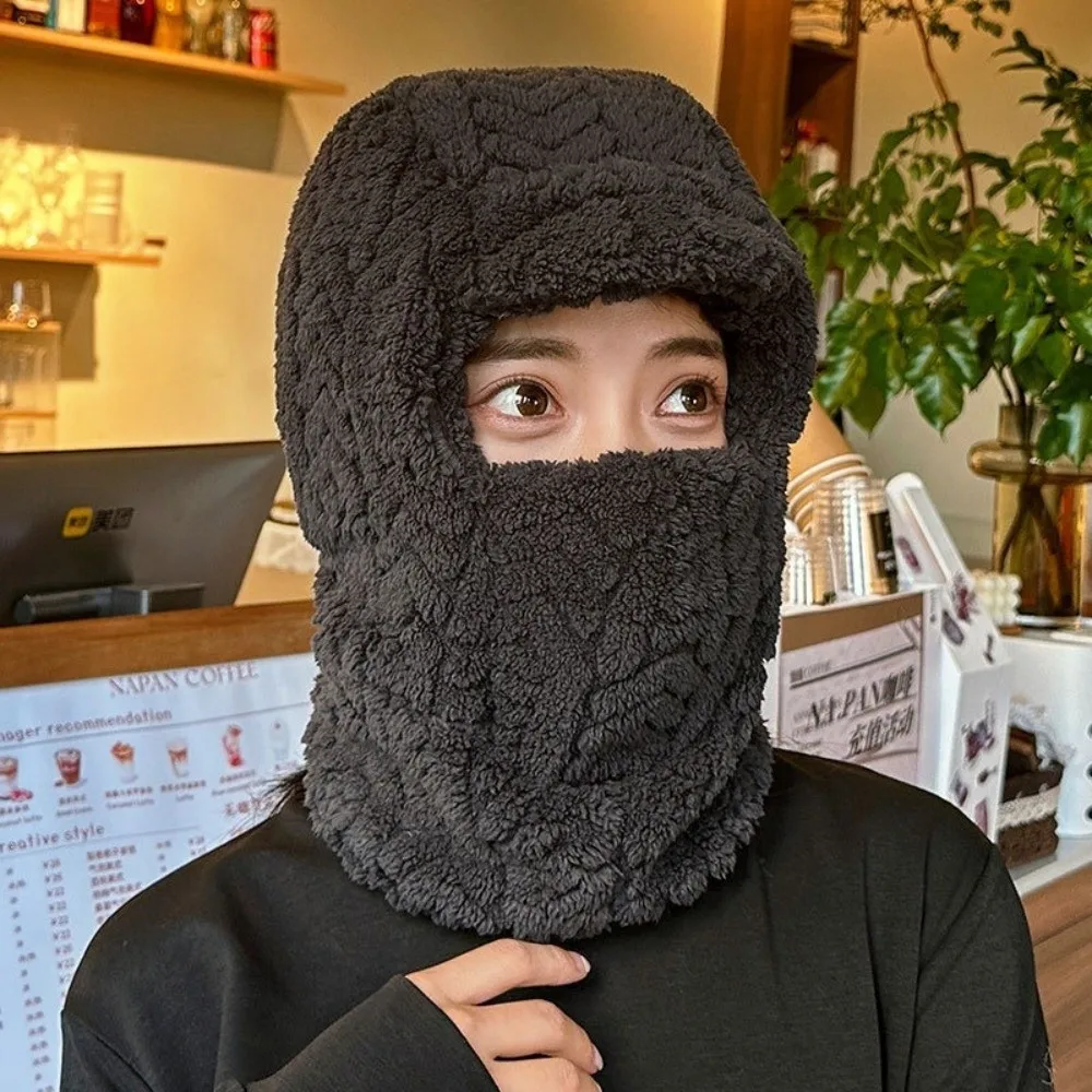 

Новый теплый шарф-маска, интегрированная шапка, ветрозащитная, холодостойкая шапка с капюшоном, флисовая защитная шапка для ушей, спорт на открытом воздухе