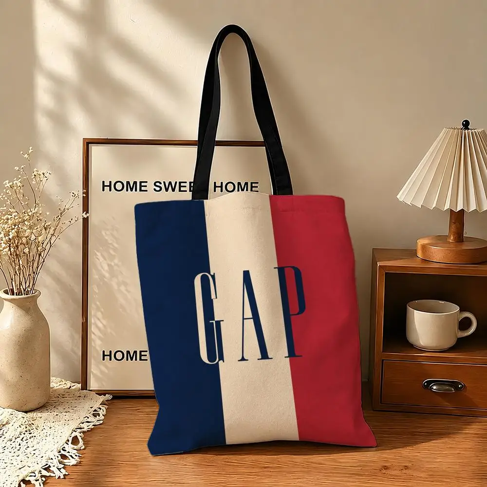 Fashion Brand G-GAP Storage Bags Canvas  bag, suitable for work, school, and daily commutes, reusable shopping bag. - view 3