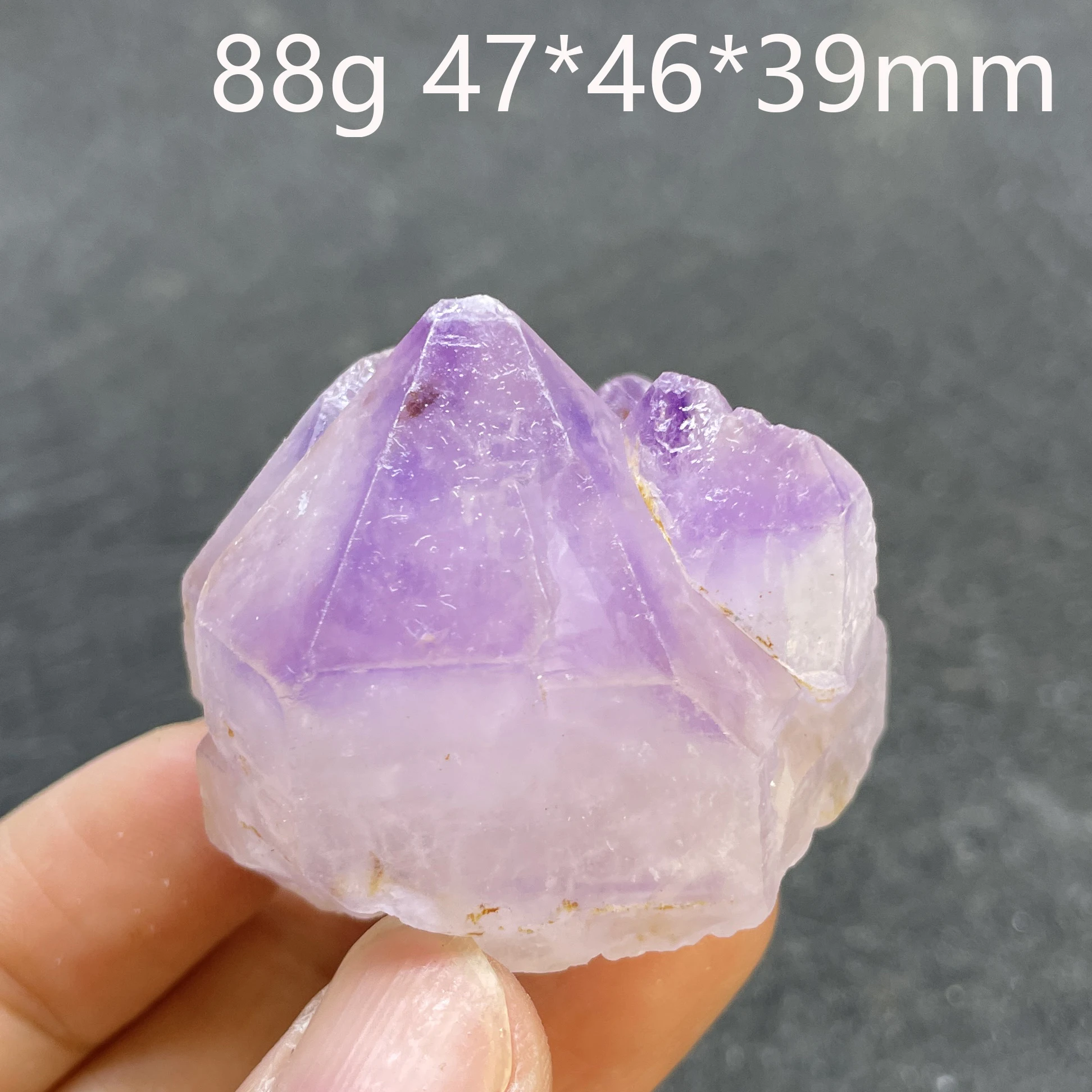 Natural Stone Amethyst Skeletal Crystal Mineral Specimen Quartz Cluster Raw Rock Decoration Rough Polished Healing