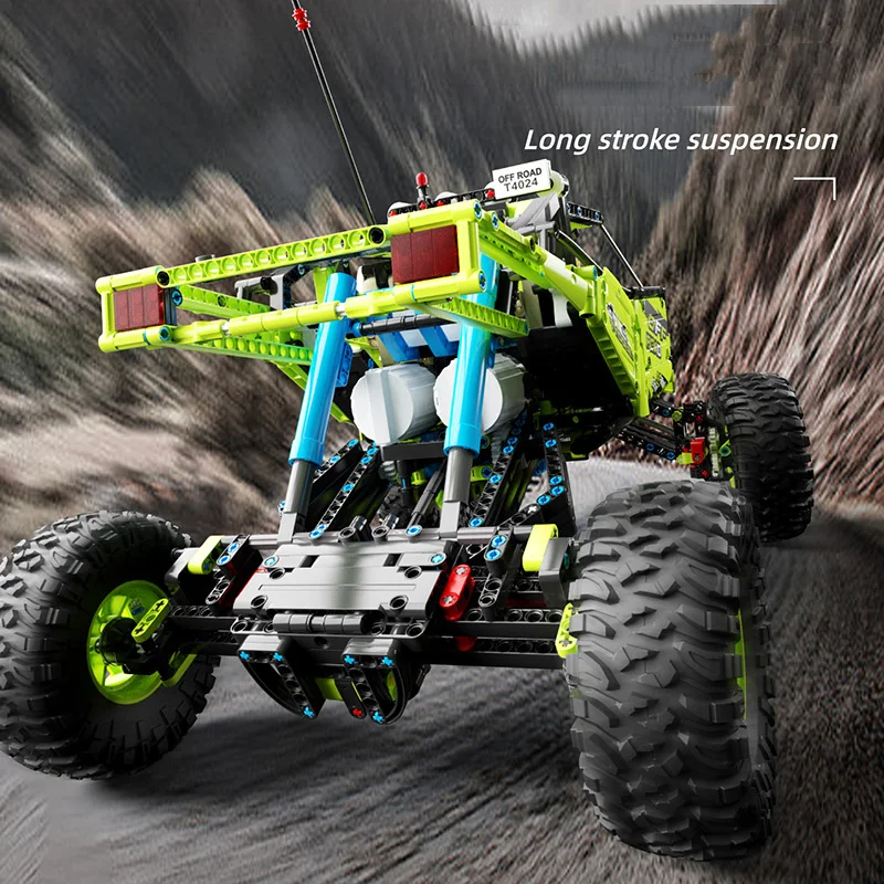 ORV Radio 2.4Ghz Remote Control Car Technical Building Block Model Monsters 4X4 Explorer Steam Bricks RC Toys Off-road Vehicle