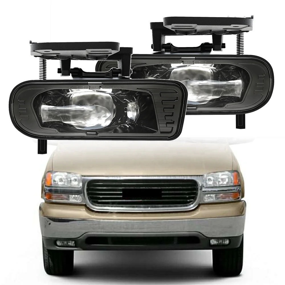 DOT SAE Led Fog Light for GMC Yukon 2001-2006 Sierra 1500HD 2500 High Brightness Front Passing Lamp Plug and Play Waterproof