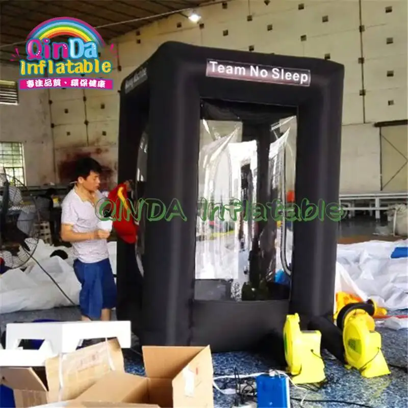 

Портативная надувная копилка/надувной кубик для наличных денег/надувная денежная будка для рекламной коробки для продажи