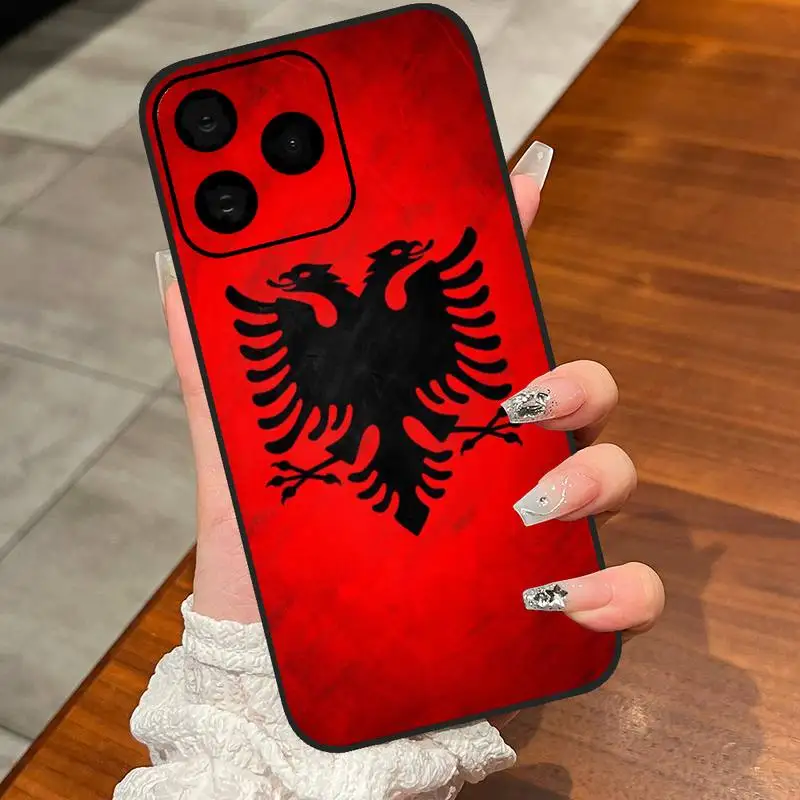 Albania Flag Phone Case For iPhone 8 15 Plus 11 12 13 Pro Max  14 14 15Pro Max