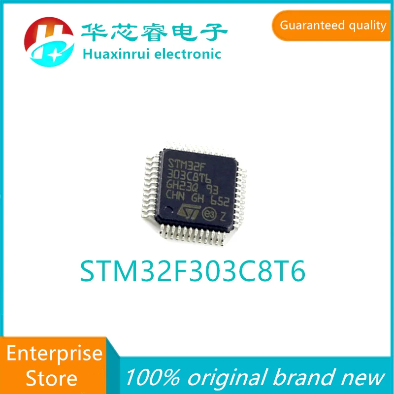 100% original brand new STM32F303C8T6 303C8T6 C8T6 packaged LQFP-48 32-bit microcontroller