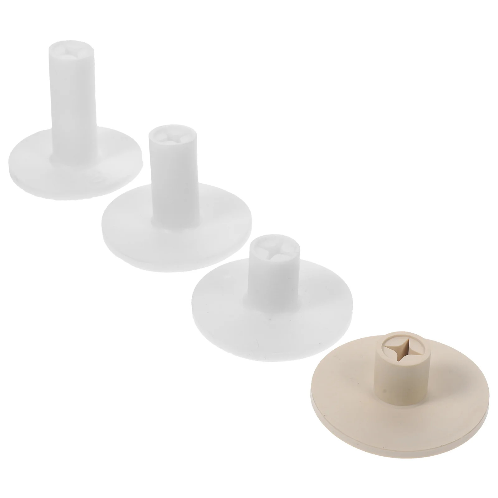 4 Pcs Golf Balls Tee Set Golfing Practice Golfs Tees Supplies Mat Holders White