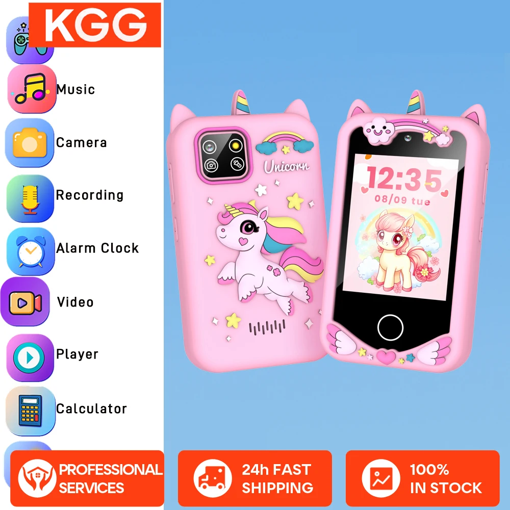 Jouet pour enfants, téléphone, 28 jeux, 20 histoires, 8 go, lecteur de musique vidéo, Mini jouet, double caméra, jouets éducatifs d'apprentissage, cadeaux pour enfants