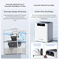 ANYCUBIC Wash&Cure 3/Wash&Cure 3 Plus for 3D Printer Washing and Curing Model 2-in-1 for Photon Mono 2/Mono M7 Pro 4