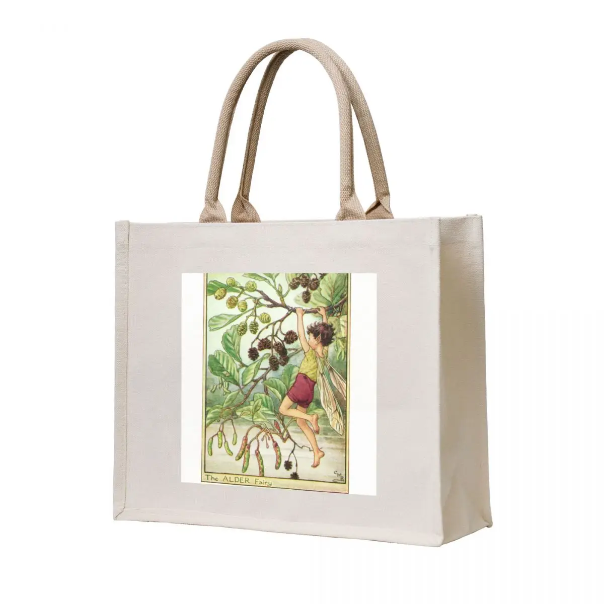 

Lovely Alder Fairy Tote Bag Cloth bags custom fabric bag shopper bag woman Women's tote