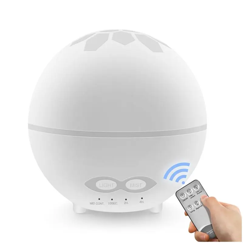 B01C-Aromatherapy Machine 400ML Ultrasonic Essential Oil Diffuser For Home Decorative Aromatherapy Humidifier US Plug