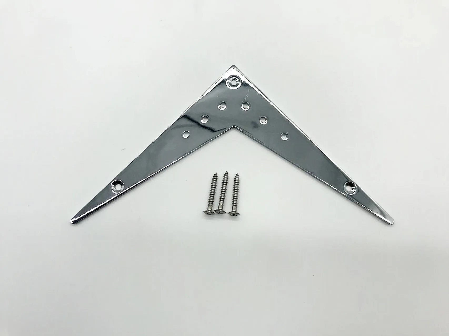 Professional 6 Strings Small Vee Tailpiece Bridge Plate for Flying V Electric Guitar Accessories in Stock Discount Made in Korea