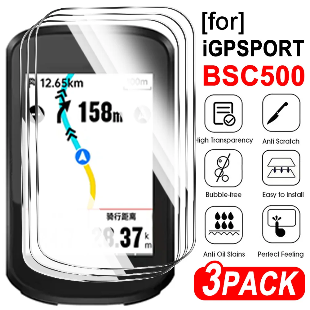 �y�Z�[�����z1-3 �p�b�N 9H �����K���X�X�N���[���v���e�N�^�[ IGPSPORT BSC500 �T�C�N���R���s���[�^�p ���h�~�ی�t�B���� IGPSPORT BSC500 �p