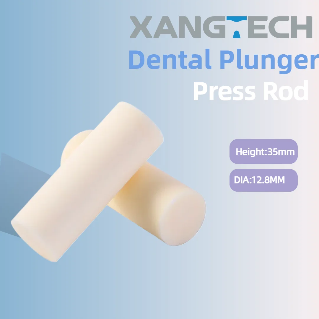 

Dental Plunger Dental Investment Ring Press Rod Red Ring Silicone Embedding Ring Denture Casting Tool for Press Furnace