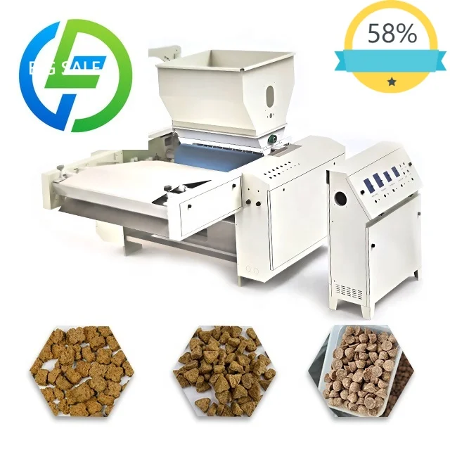 Cold PressTemperature Baking Dry cat Food Machine Extrusion Pet Feed Kibble Equipment Compressed Dog Treat Production Line
