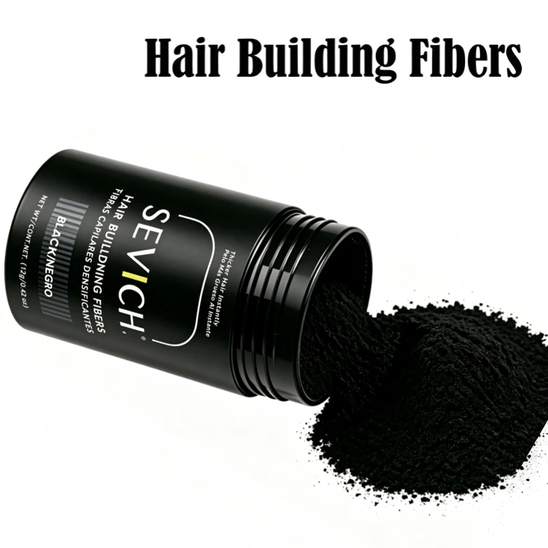 4 Color Hair Building Fibers for Men And Women 30 Sec Instant Hair Volume Enhancer Hair Fibers Powder for Daily Care and Gifting