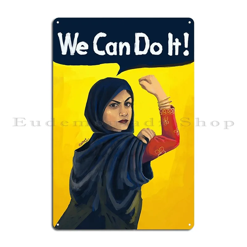 We Can Do It Middle East Metal Sign Rusty Plaques Custom Kitchen Customized Tin Sign Poster