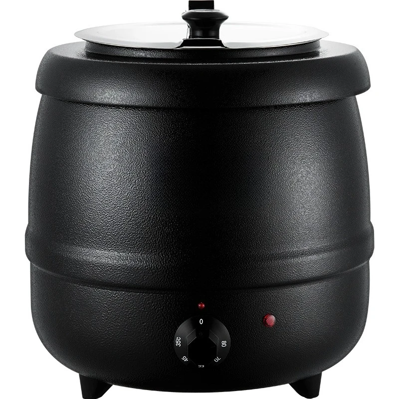 

Electronic Warm Soup Pot Commercial Insulation Electric Heating Constant Temperature Soup Pot Buffet Restaurant Hotel 10L Cast