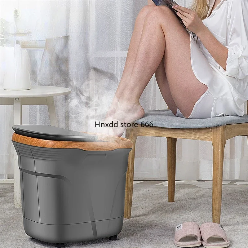 Fumigation bubble intelligent massage high depth bucket automatic household foot soaking bucket Wu Xin same style