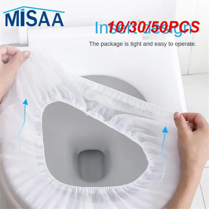 10/30/50PCS Maternity Portable Convenient Premium Quality Non-woven Cloth Comfortable Maternity Toilet Seat Cover Travel