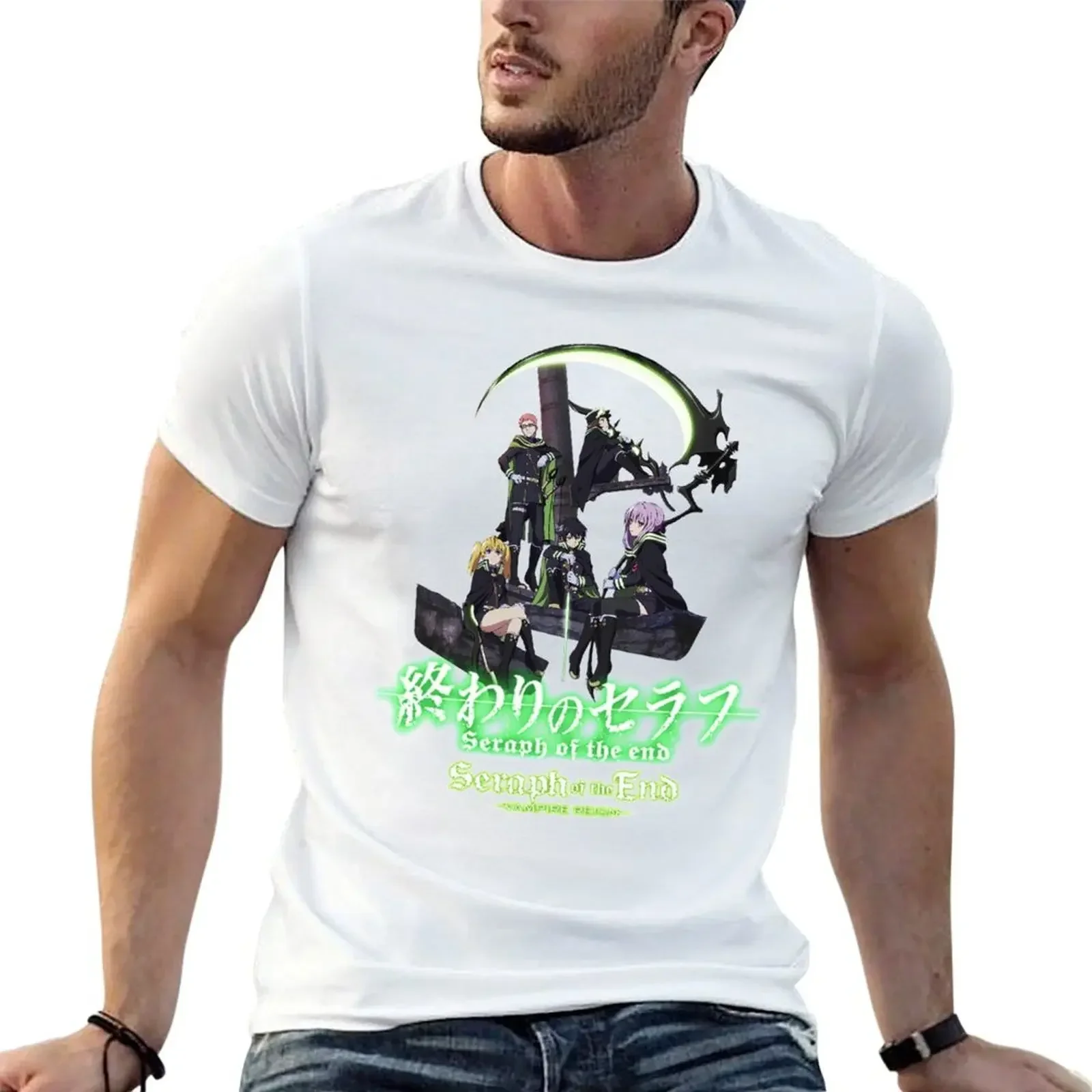 

SERAPH OF THE END - Group A T-Shirt Short sleeve tee aesthetic clothes anime clothes men t shirt