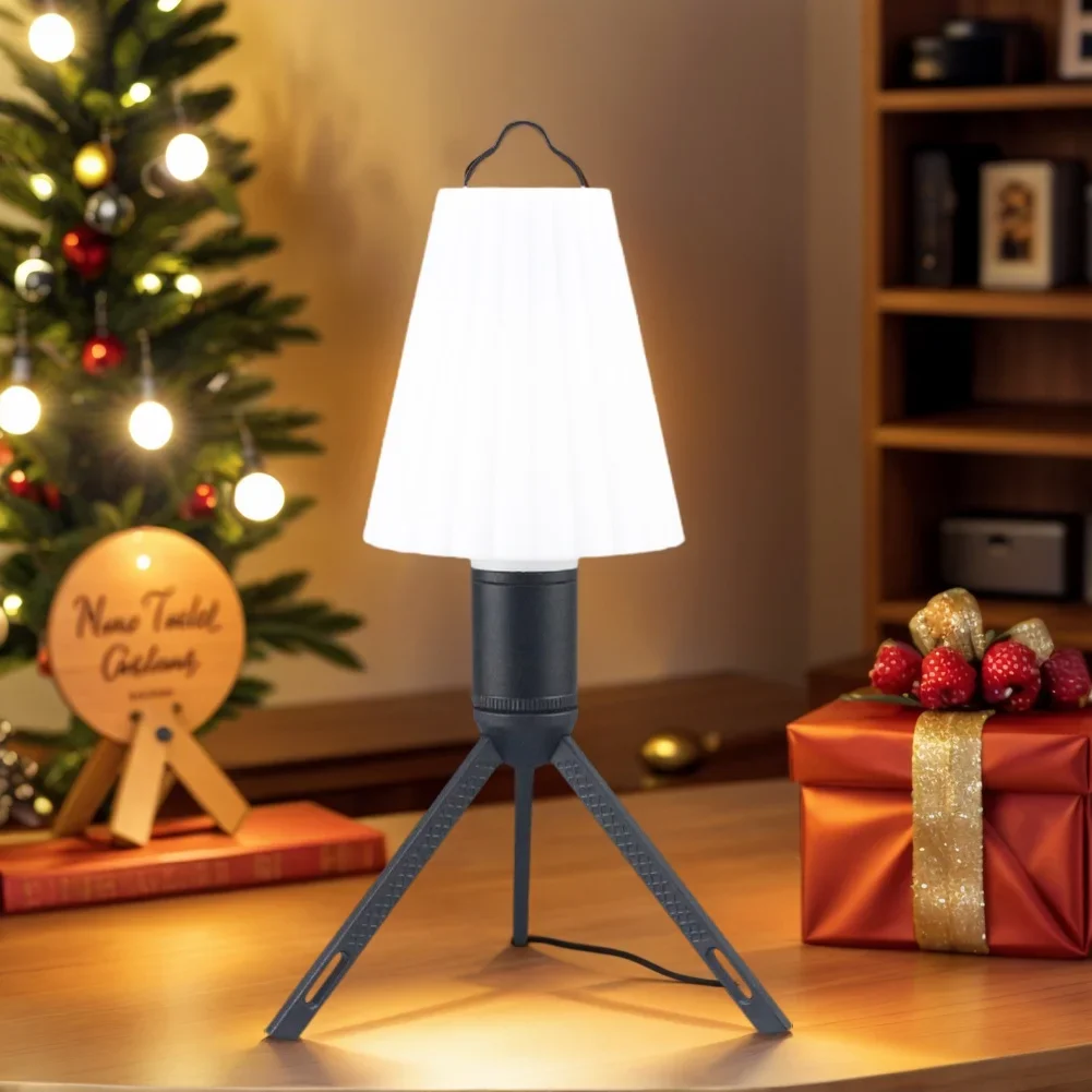 Outdoor Camping Lantern Tripod Base With 1/4 Inch Screw Interface Lamp Floor Stand Holder For Camera Video Lights Lamps Tripods