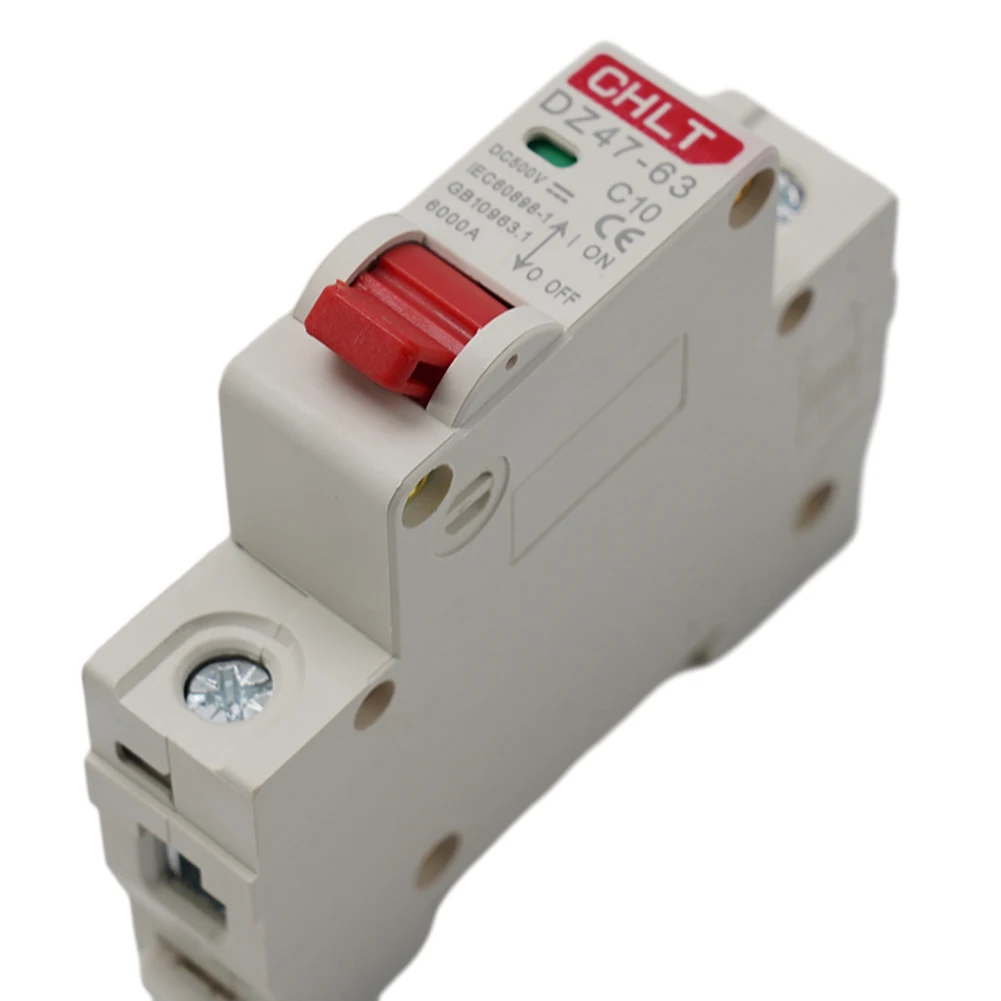 Solar PV Breaker Circuit Breaker 1 Pole 63A ABS/Plastic Accessories Charging/Power Form C 10 16 20 32 40 63 Amp